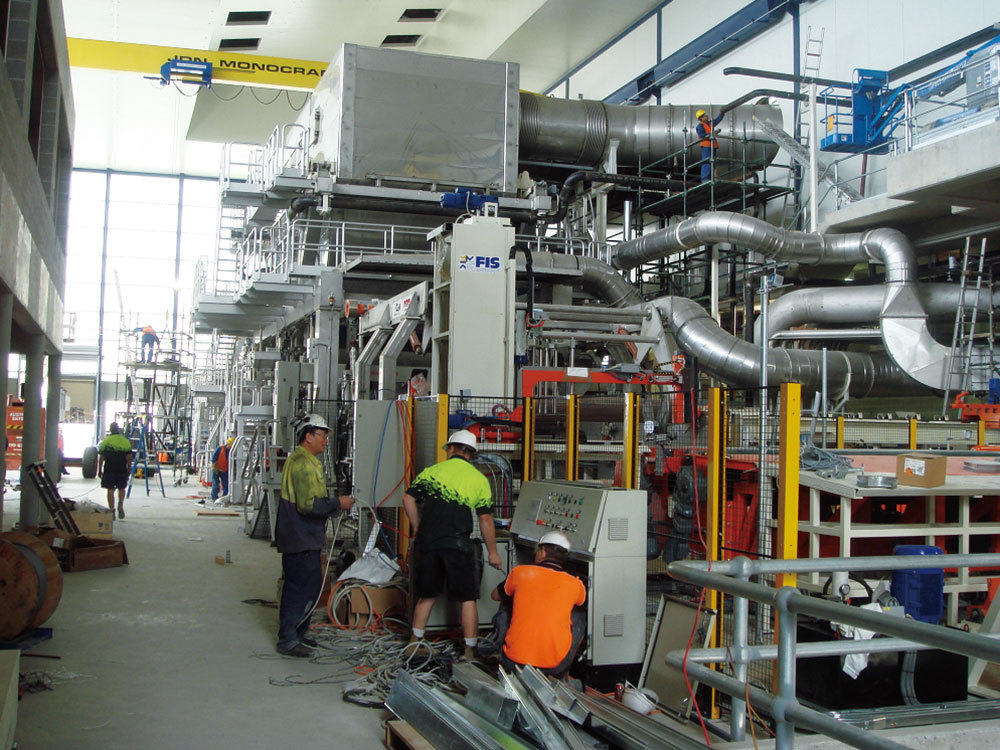 Dự án lắp đặt dây chuyền sản xuất của Công ty Giấy vệ sinh ABC tại Sydney, Úc